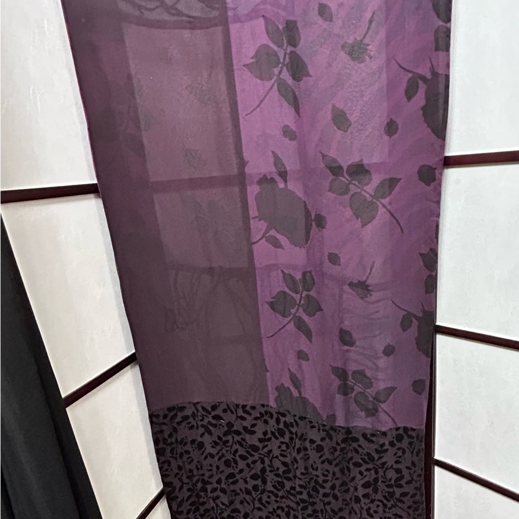 Designer Shawl 705x20 Inches Two Sided Scarf Multiple Panel Designs